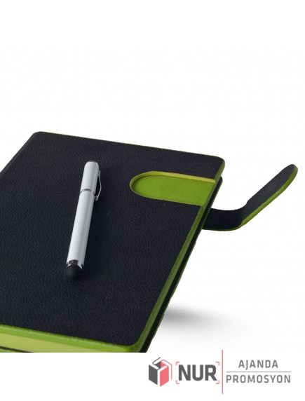 Mıknatıslı Termo Deri Kapaklı Tarihsiz Defter Ajanda